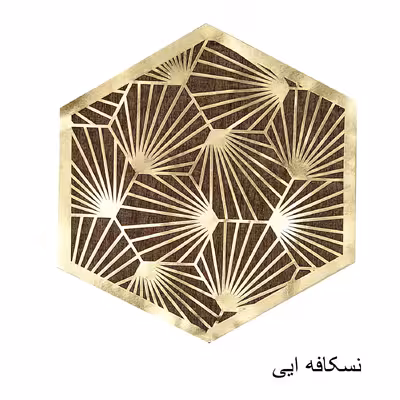 رومیزی مدل مخمل و چرم طرح قاصدک مجموعه 4 عددی