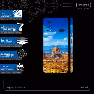 برچسب پوششی ماهوت مدل City of Florence-FullSkin مناسب برای گوشی موبایل شیائومی Poco M4 Pro 4G
