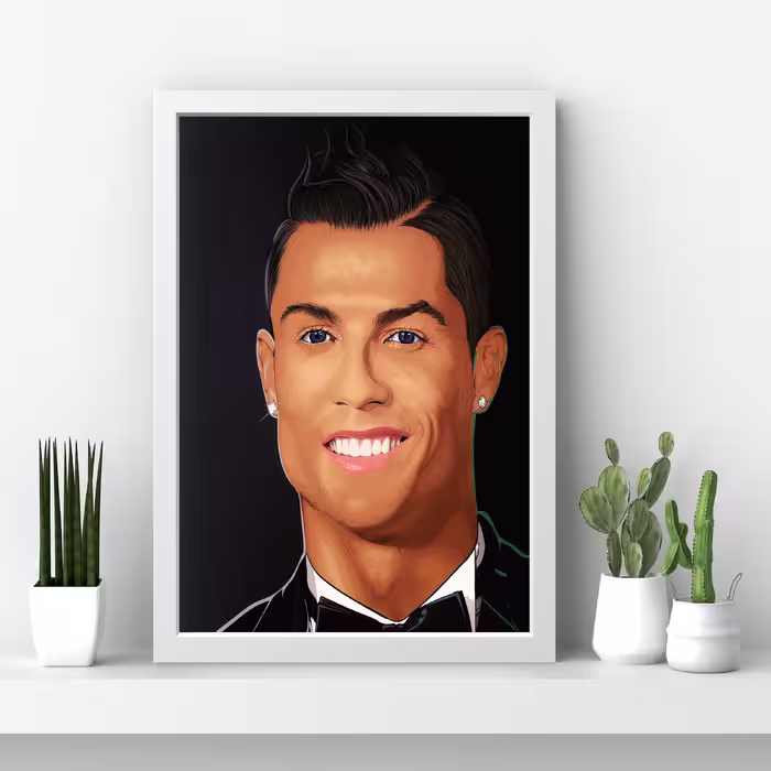 تابلو مدل رونالدو Ronaldo کد S3003-w