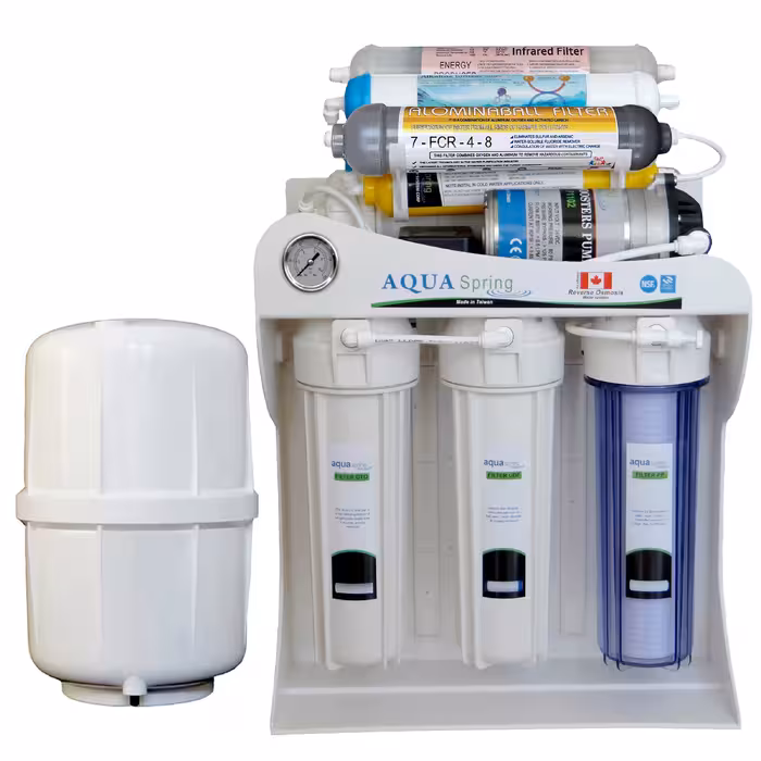 دستگاه تصفیه کننده آب آکوآ اسپرینگ مدل RO-SF5900 به همراه فیلتر مجموعه 3 عددی