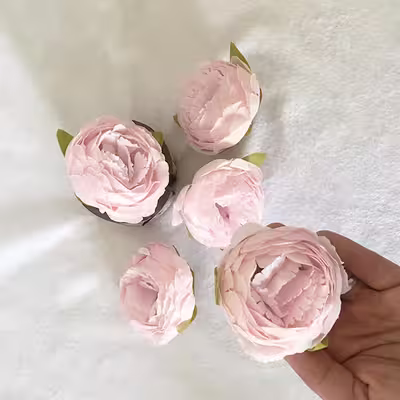 گل مصنوعی مدل پیونی کد 574 بسته 5 عددی
