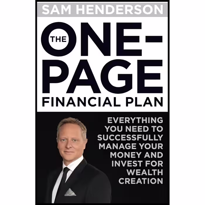 کتاب The One-Page Financial Plan اثر Sam Henderson انتشارات Wrightbooks