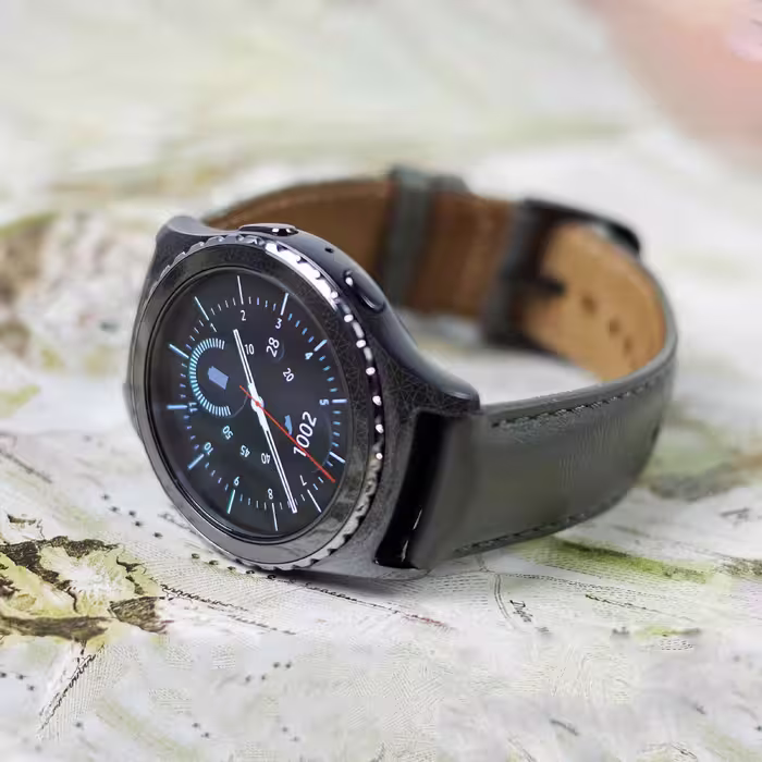 برچسب ماهوت طرح Gloss-Transparent مناسب برای ساعت هوشمند سامسونگ Galaxy Gear S2 Classic
