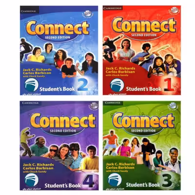 کتاب Connect اثر Chuck Sandy انتشارات دنیای زبان چهار جلدی