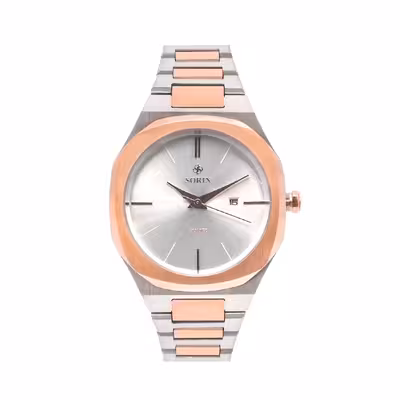 ست ساعت مچی عقربه ای  زنانه و مردانه سورین مدل GL1182B-ST06S