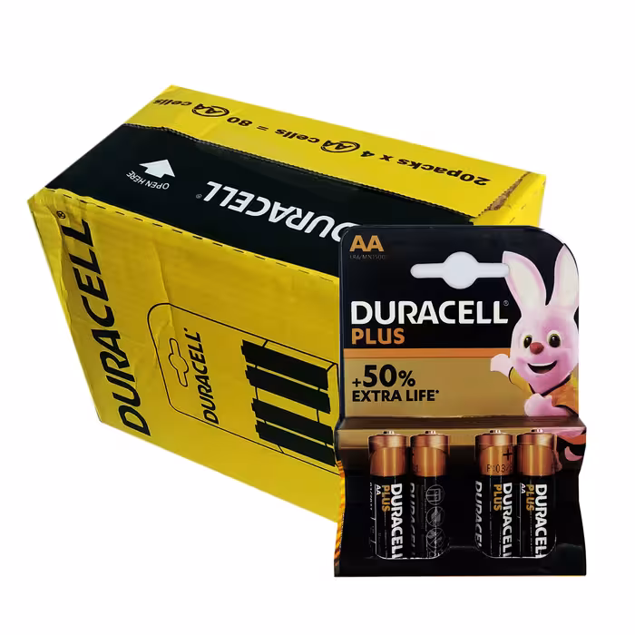 باتری قلمی دوراسل مدل PLUS-LR6 بسته 80 عددی