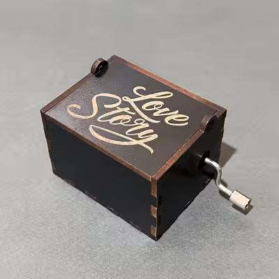 جعبه موزیکال اینو دلا ویتا مدل Arca ملودی عاشقانه لاو استوری طرح Love Story