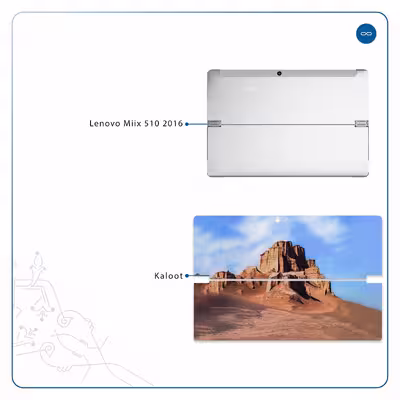برچسب پوششی ماهوت مدل Kaloot مناسب برای تبلت لنوو Miix 510 2016