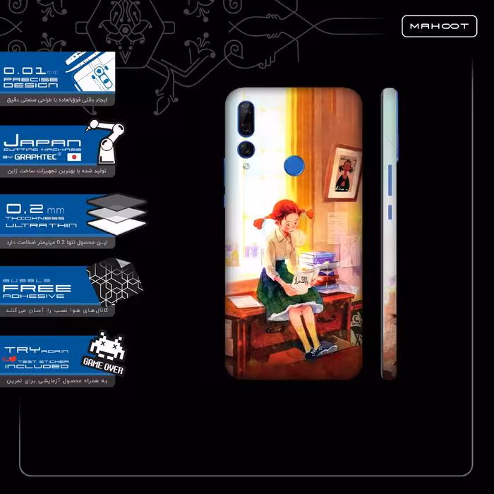 برچسب پوششی ماهوت مدل Watashi No Ashinaga Ojisan-FullSkin مناسب برای گوشی موبایل هوآوی Y9 Prime 2019