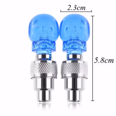 چراغ دوچرخه فایرفلایز مدل Skull بسته 2 عددی 