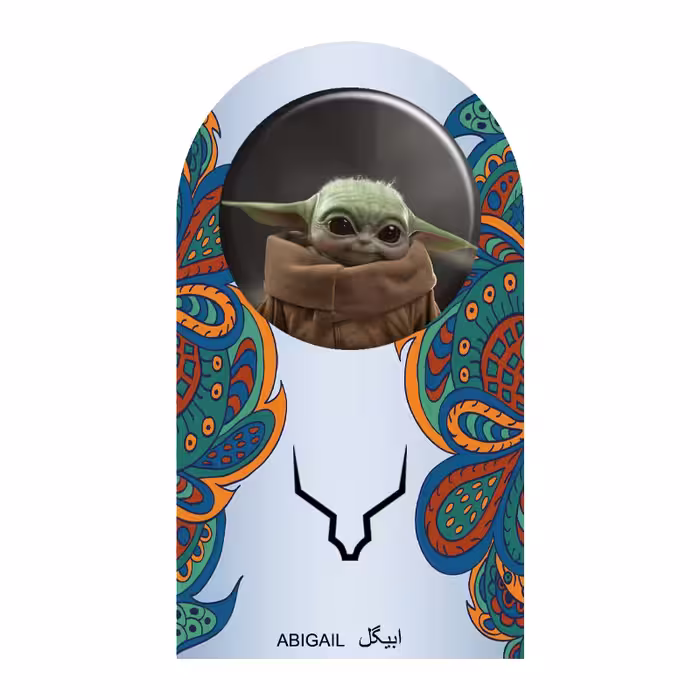 پیکسل ابیگل طرح انیمیشن بیبی یودا گروگو کد 005