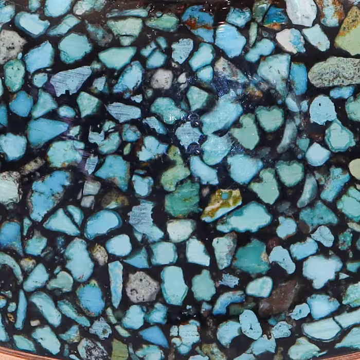 ست 3 تکه آینه و شمعدان فیروزه کوبی مدل لاله کد 555655