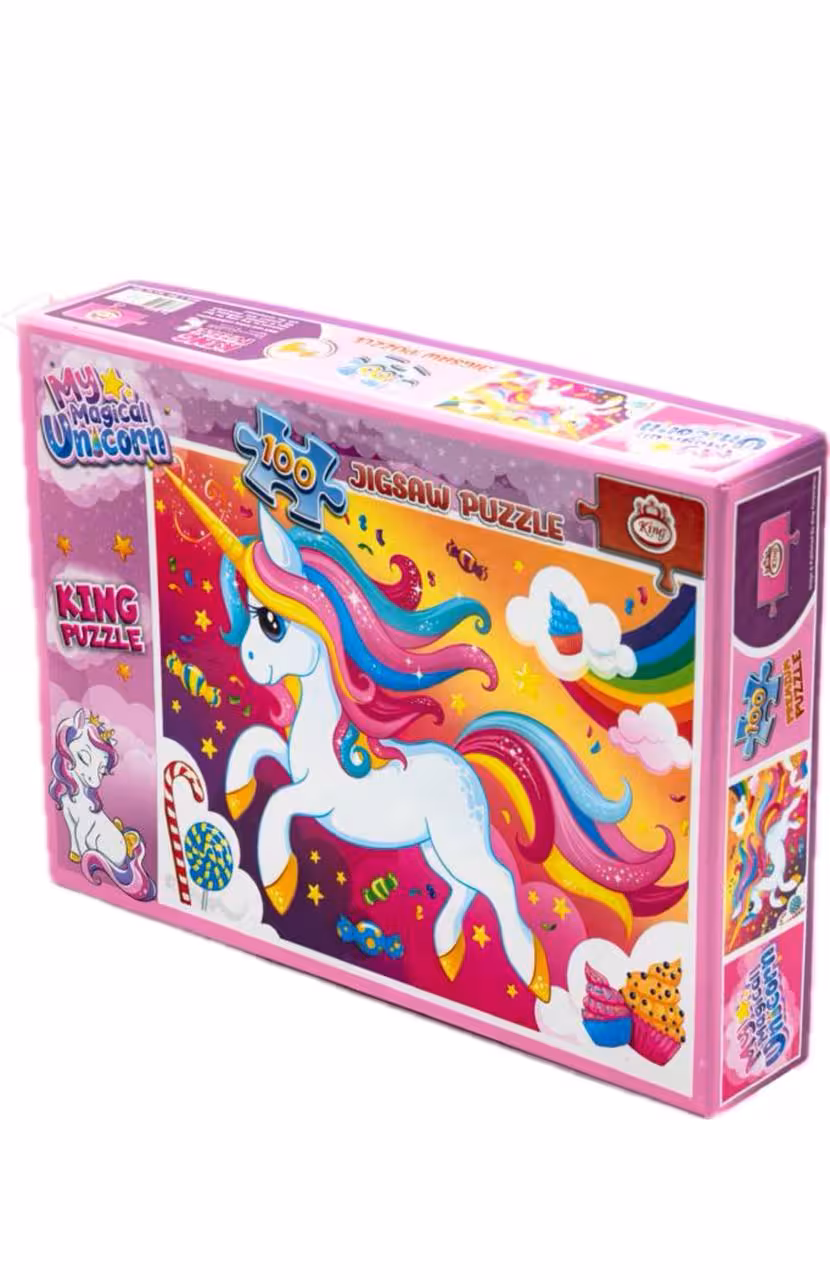 پازل 100 قطعه یونیکورن سفید