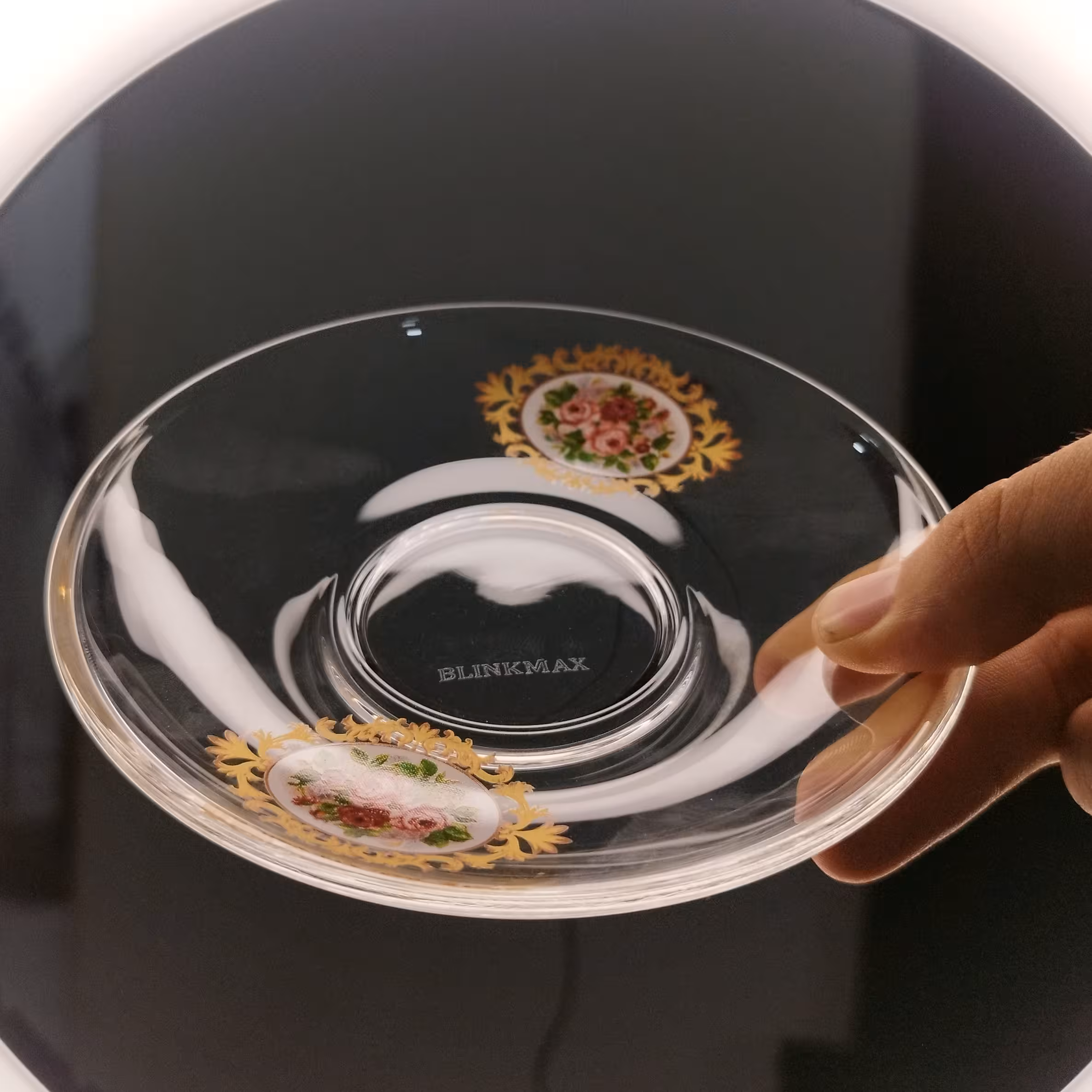 نعلبکی بلینک مکس مدل رز کد 258 بسته 6 عددی ارسال رایگان