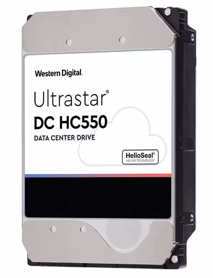 هارد دیسک اینترنال وسترن دیجیتال مدل Ultrastar DC HC550 ظرفیت 16 ترابایت