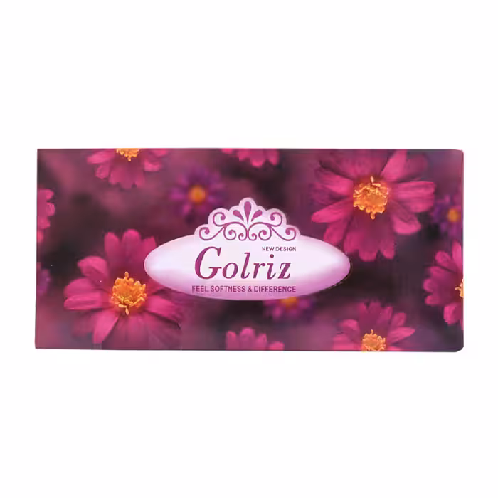 دستمال کاغذی طرح گل گلریز 100 برگ دو لا