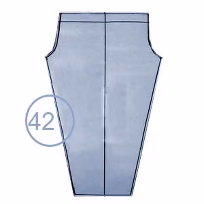 الگوی شلوار کشی تک سایز 42