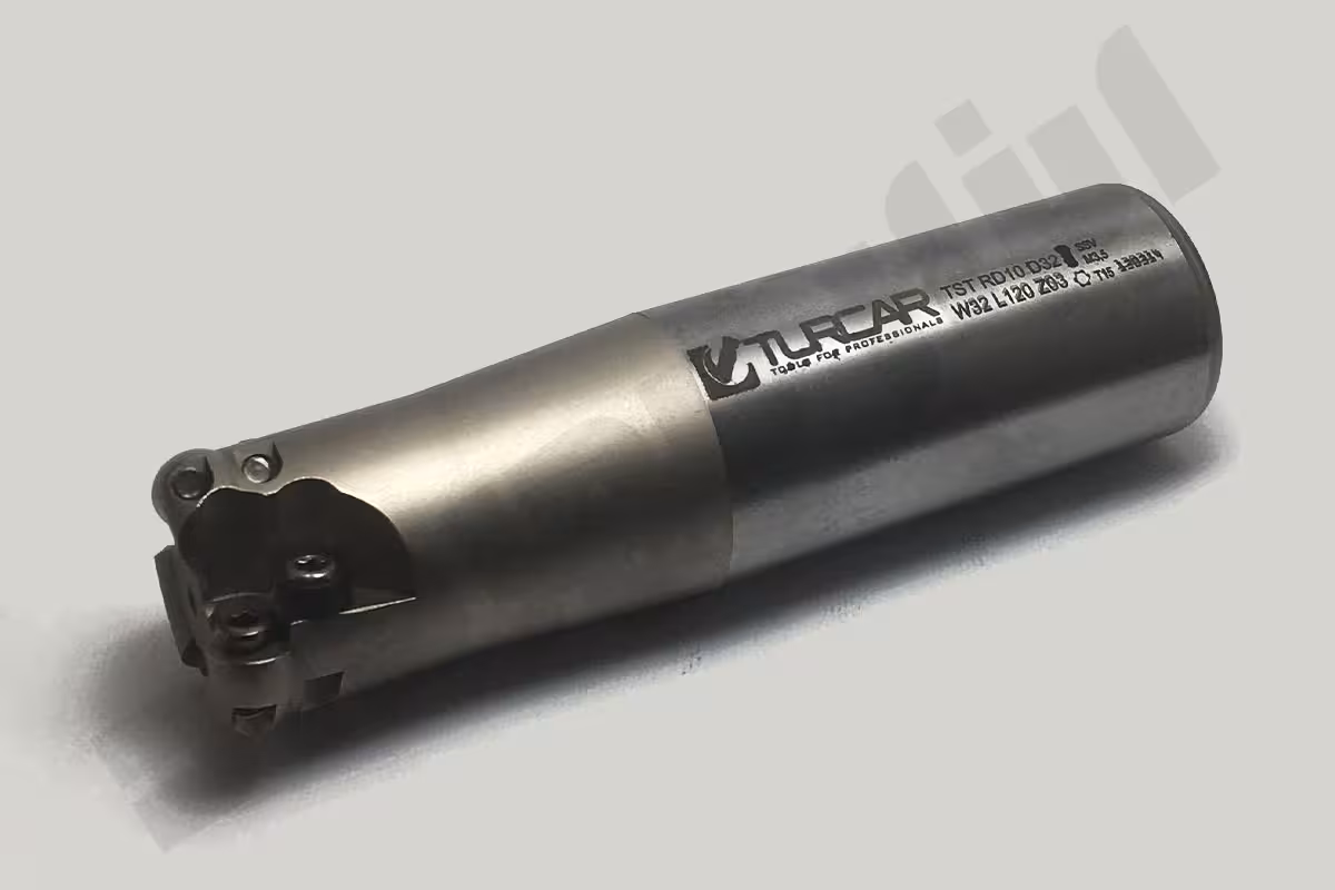فرز انگشتی الماس‌خور سه پر سر R قطر 32 میلیمتر طول 120 میلیمتر مخصوص الماس RD10 مدل TST-RD10 D32 W32 L120 Z03 برند TURCAR ترکیه