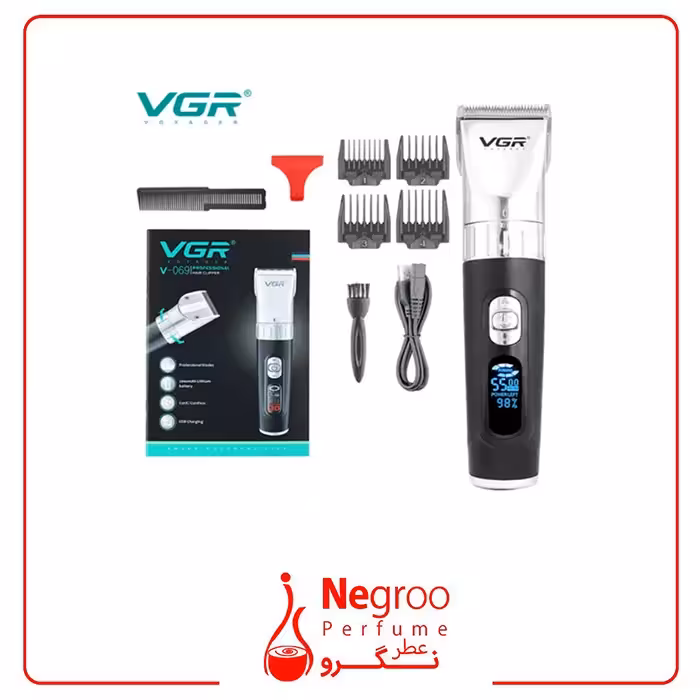 ماشین اصلاح موی سر و صورت وی جی ار مدل V-069