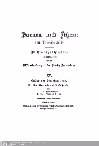 خرید و دانلود نسخه کامل کتاب Die Mortlock- und Ruk-Inseln