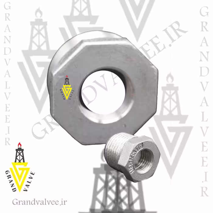 تبدیل رزوه‌ای 1/2*1 اینچ استیل 304 ایرانی