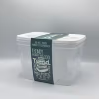 هوبی لایف - ظرف نگهدارنده 2 عددی سفید 020993