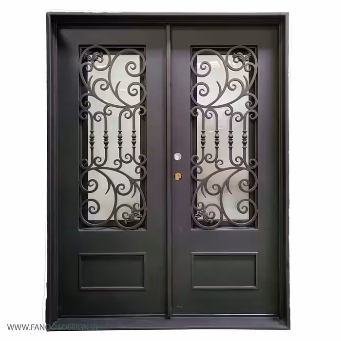 درب فلزی مقاوم مخصوص درب پارکینگ کد 1208