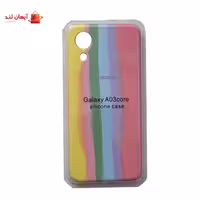 کاور سیلیکونی رنگین کمانی گوشی Samsung Galaxy A03 Core