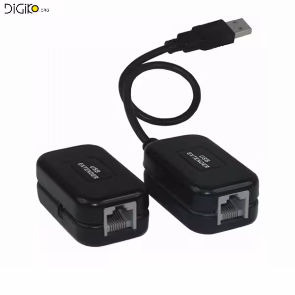 دستگاه افزایش طول کابل USB توسط تک کابل شبکه تا 60 متر