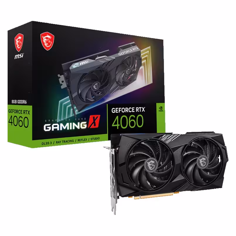 کارت گرافیک ام اس آی GeForce RTX 4060 GAMING X 8GB GDDR6