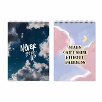 دفتر شطرنجی 100 برگ مدل انگیزشی مجموعه 2 عددی | چاوه