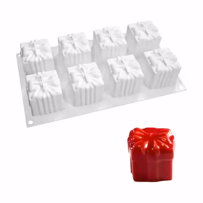 قالب سیلیکون طرح هدیه 12 خانه