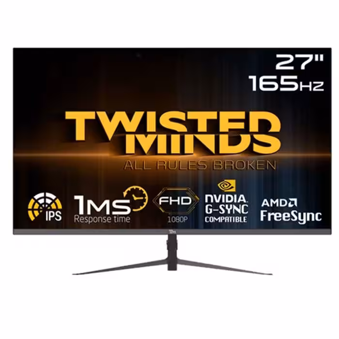 مانیتور گیمینگ 27 اینچ تویستد مایندز مدل TM27DFI (165هرتز)