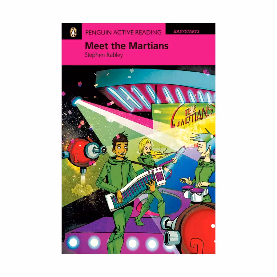 Penguin Active Reading Easy starters Meet the Martians داستان پنگوئن اکتیو ریدینگ استارتر ملاقات با مریخی ها