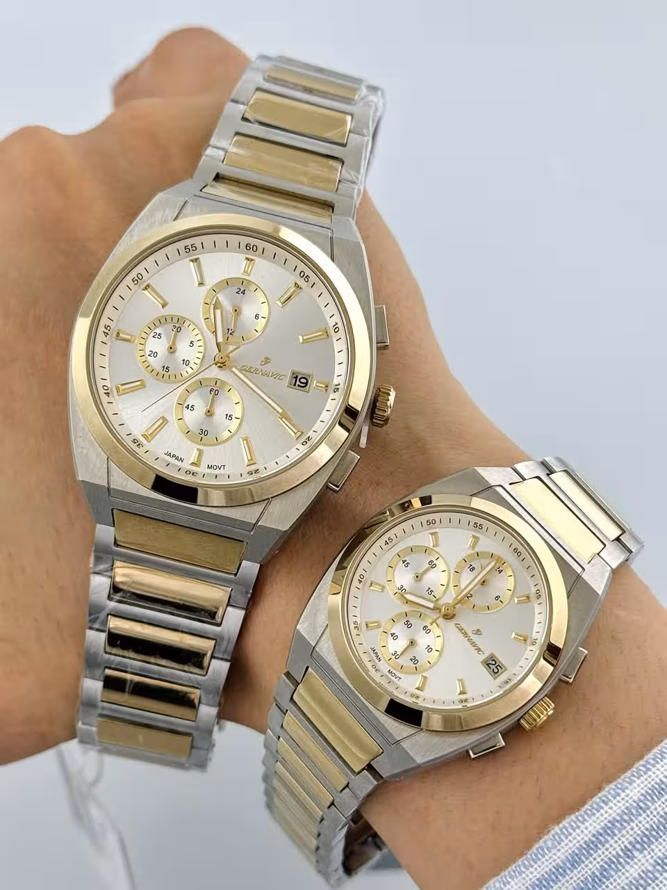 ساعت ست اورجینال مردانه و زنانه گرناویک مدل GERNAVIC 464G 464L SB