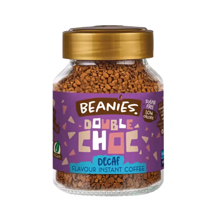 قهوه فوری بدون کافئین شکلاتی بینیس Beanies وزن 50 گرم