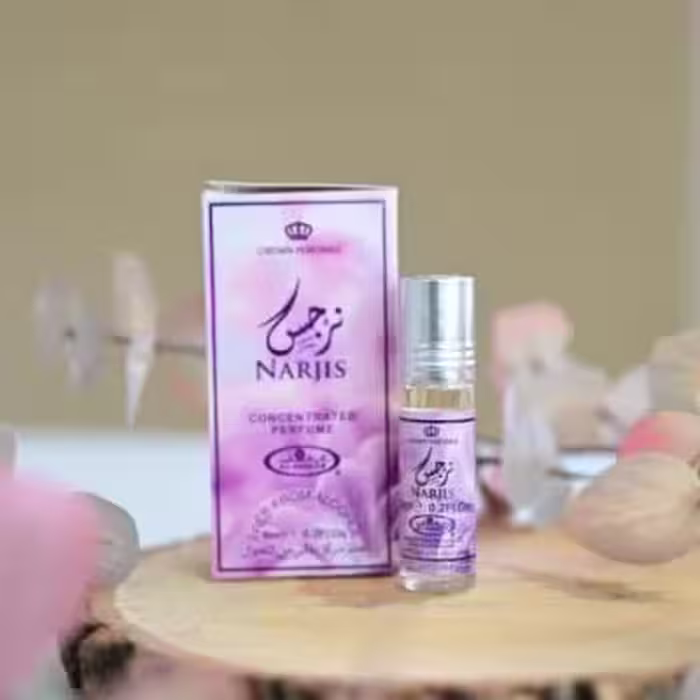 عطر گل نرگس برند الرحاب حجم 6میل ساخت کشور امارات