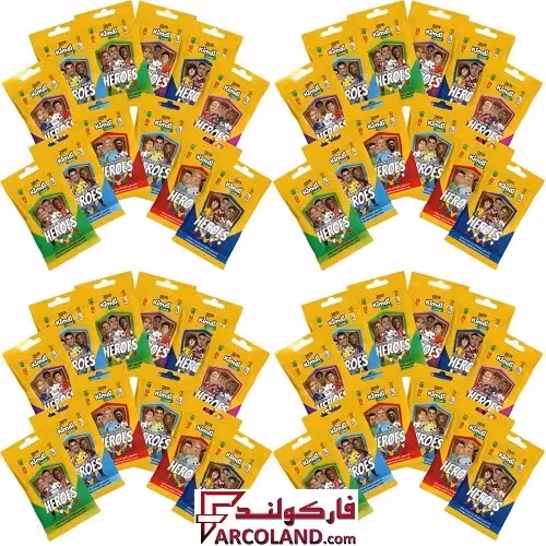 کیمدی کارت فوتبال هیرو مدل Heroes 2025 بسته 48 عددی