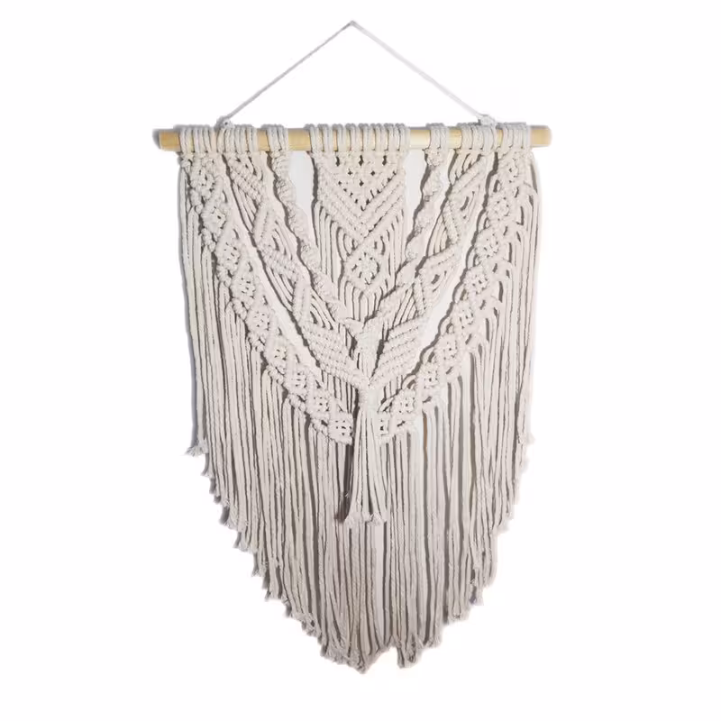 آویز بافتنی مدل مکرومه