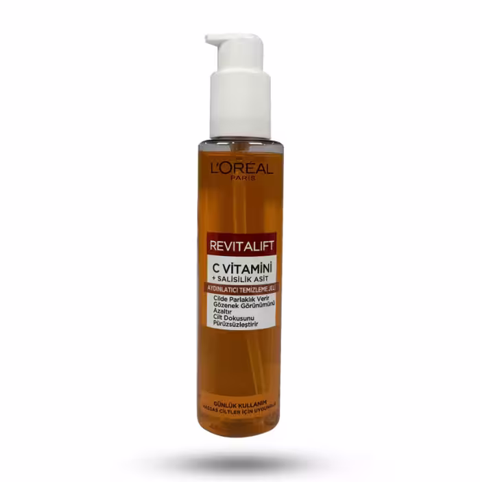 ژل شستشوی صورت ویتامین سی لورال LOREAL مدل Revitalift حجم 150 میل