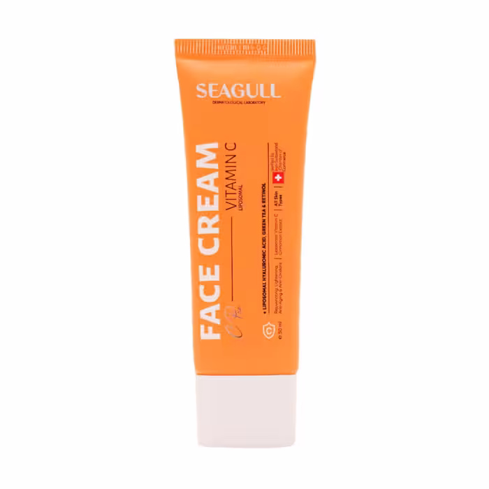 کرم صورت حاوی ویتامین C سی گل مناسب انواع پوست 50میلی لیتر | Seagull Face Cream With Vitamin C