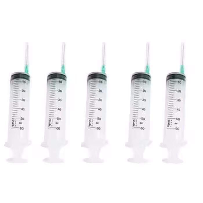 سرنگ وی مد مدل گاواژ ظرفیت 60 سی سی بسته 5 عددی