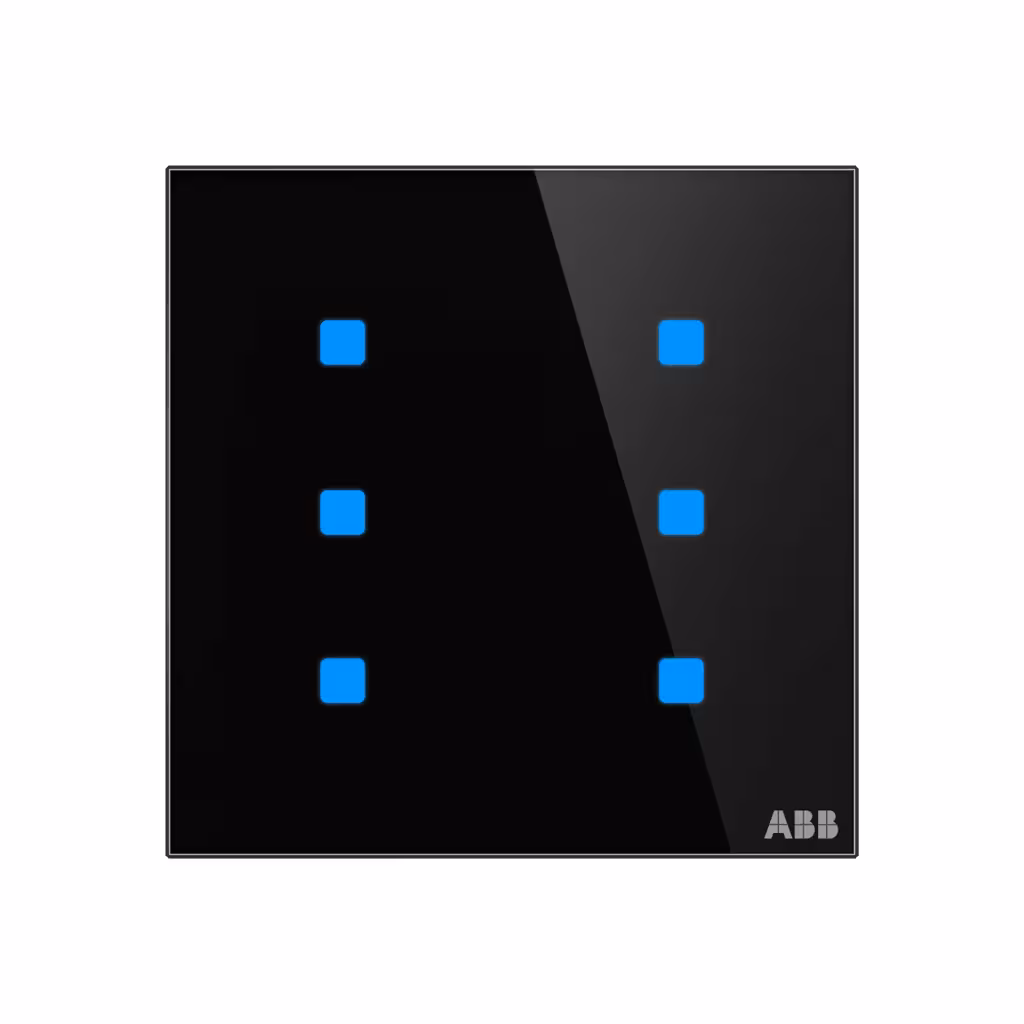 کلید لمسی 6 پل ABB مدل TACTEO کد TB/U6.5.1-CG