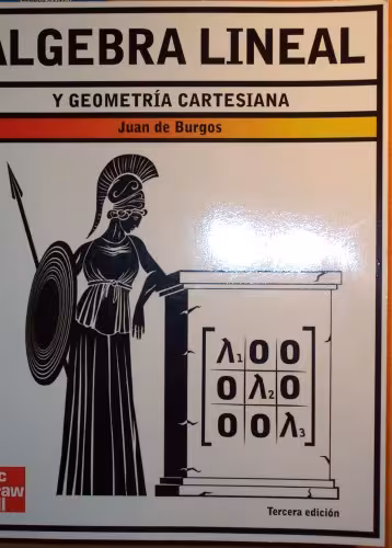 خرید و دانلود نسخه کامل کتاب Algebra lineal y geometria cartesiana Linear Algebra and Analytic Geometry Spanish