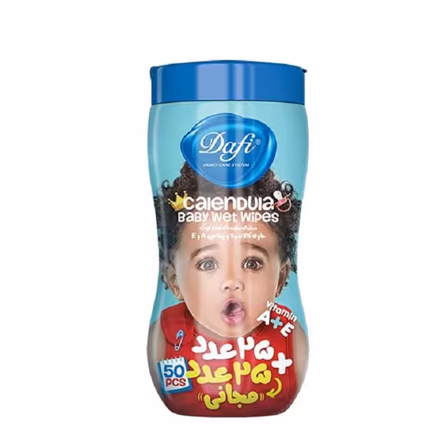 دستمال مرطوب بچه معطر دافی 50 عددی