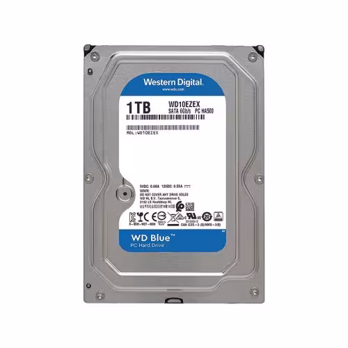 هارد 1 ترابایت وسترن دیجیتال بلو BLUE (کارکرد 4 سالو 62 روز )