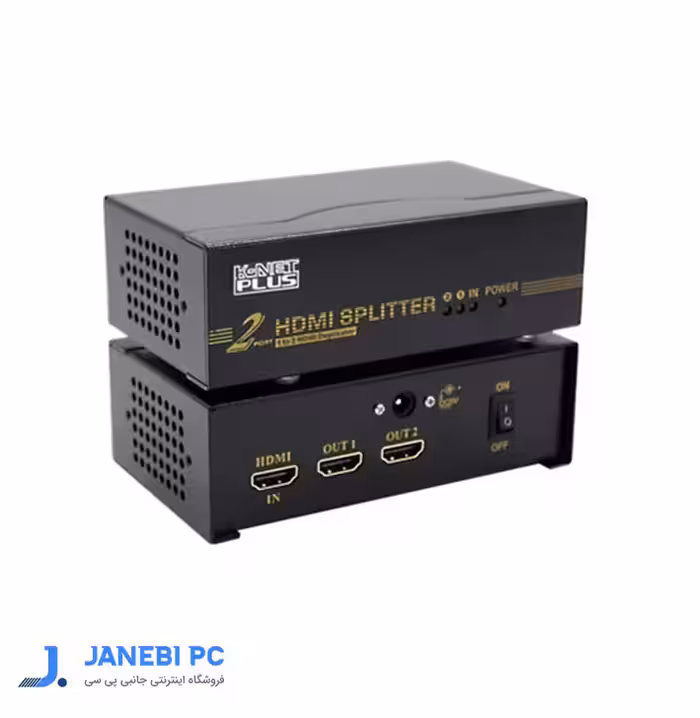 اسپلیتر 1 به 2 HDMI کی نت پلاس مدل KPS642