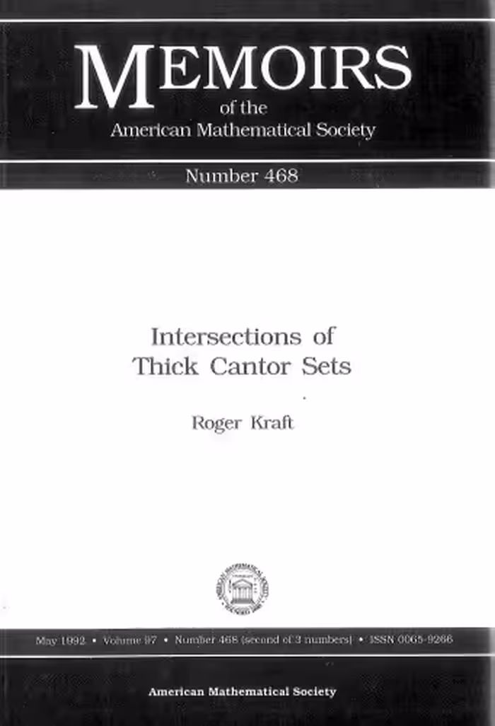 خرید و دانلود نسخه کامل کتاب Intersections of Thick Cantor Sets