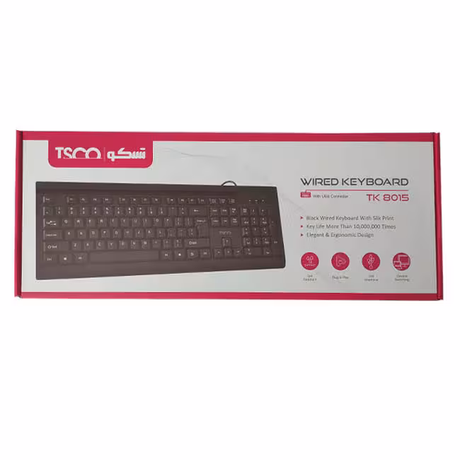 کیبورد باسیم تسکو مدل TK 8015
