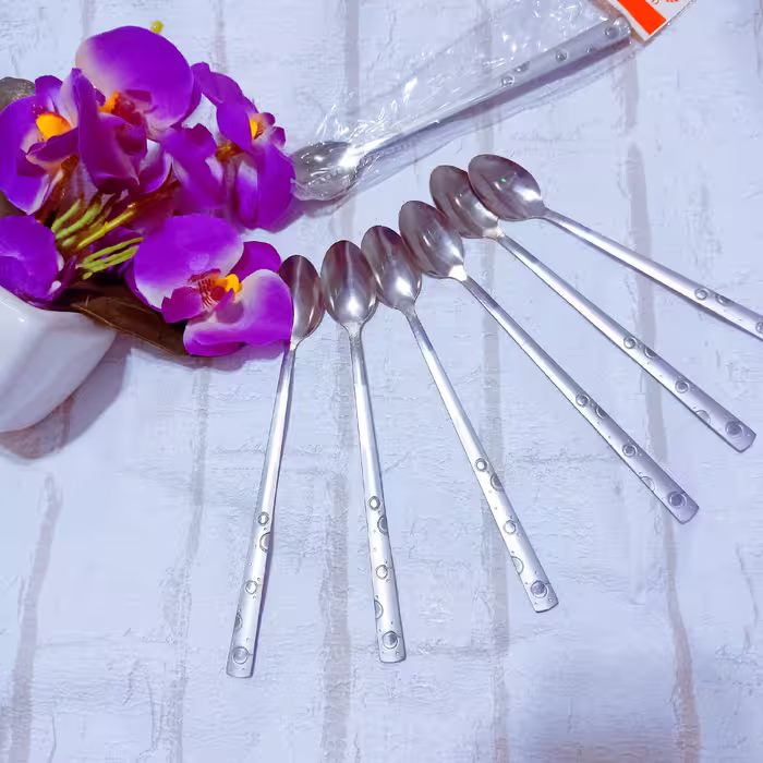 قاشق شربت خوری طرح توپی 